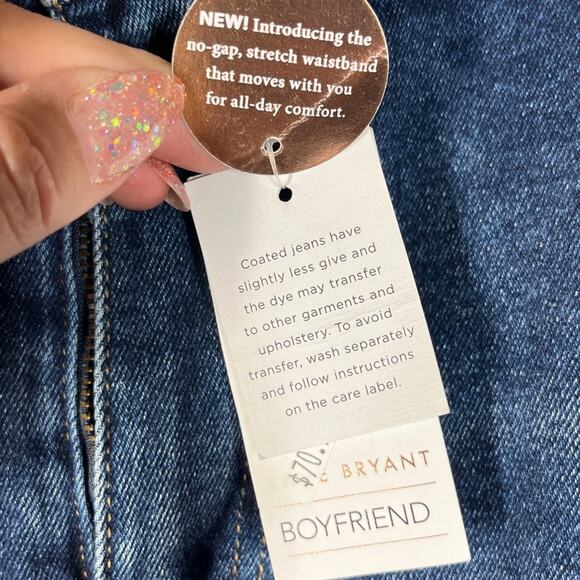 Lane Bryant Distressed Boyfriend Denim Jeans Flex Magic Waistband NWT 28 Plus Sz - Picture 13 of 16